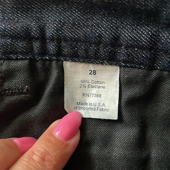 J.CREW SIZE 28 98% COTTON DARK BLUE JEANS - Picture 8 of 8